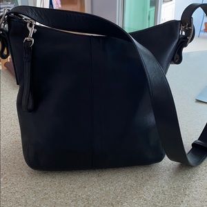 Retro Black COACH Shoulder Bag